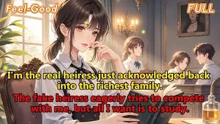 While the entire rich family puts on a show, the real heiress focuses on her studies.