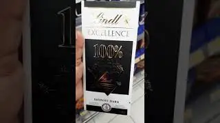 Lindt Excellence 100% Dark chocolate #foodreview #darkchocolate #uniquefood #yummy #uniqueshorts