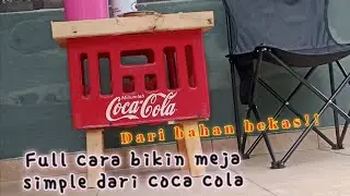 Begini cara bikin meja coca cola ||simple dan mudah