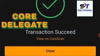 CORE/BTCs 021: Delegate core || Step by Step how to delegate and explanation || Dore Uko bikorwa.