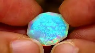 Ziskin Gems - For Sale - 3.77 ct Precision Cut Ethiopian Opal - Available - Reddit r/Ziskin_Gems