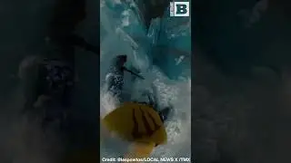 CLOSE CALL! -- French Skier's Camera Captures Terrifying Fall in the Alps