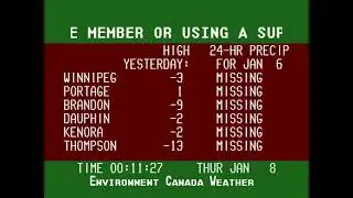 Winnipeg Weather Channel Archive - Jan 7th 2026 [Part 2]