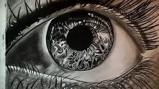 #Hyperrealistic Pencil Drawing of  Soulful Eyes in easy way