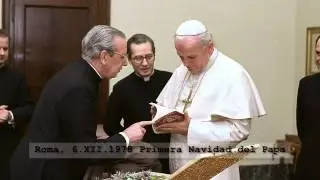 San Juan Pablo II y Álvaro del Portillo, prelado del Opus Dei