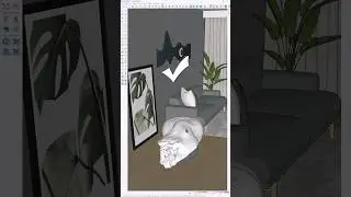 Плагин SketchUp ClothWorks ✨Оживите свои проекты с плагином ClothWorks! #nicetower #Art
