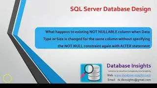 SQL Server - What happens when modifying the Size or Data Type of existing NOT NULL column