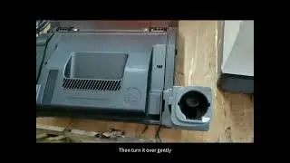 The problem that the toner cartridge 143A cannot rotate when refilling for HP Neverstop 1202nw MFP