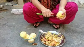 Apple murabba recipe || Seb murabba/seb ka murraba/Villager/Rural life of Punjab, India