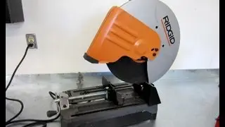 TOOL REVIEW - Ridgid R4141 Abrasive Cut Off  Saw
