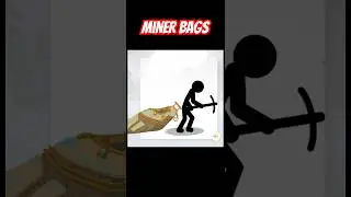 Miner Bags Skin || Stick War : Saga || #stickwar #shorts #stickman #gaming