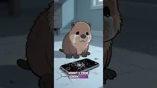#Capybara cracked phone - Animated kid story #story #sleepstoryforkids #kidsvideo
