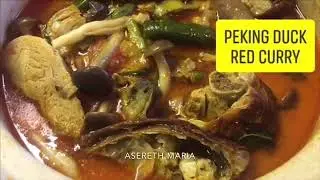 Cooked PEKING DUCK RED CURRY RECIPE | asereth maria