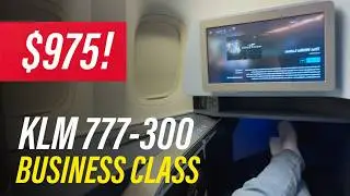 I flew KLM Boeing 777 Business Class Suite for Just $975 (Full Review)