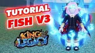 TUTORIAL CARA AWAKEN RACE FISH V3 DI KING LEGACY #roblox #kinglegacy