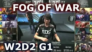 EDG vs ITZ W2D2 - FOG OF WAR Player Experience Stream | Group C LoL S6 Worlds 2016