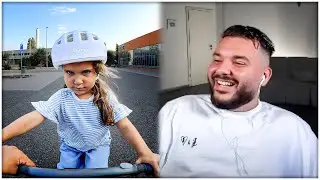 Imani lernt Fahrrad fahren 😂