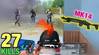 POWER OF GROZA AND MK 14 |SOLO VS SQUAD |27 KILLS |BLACK SHOOTERS 🖤