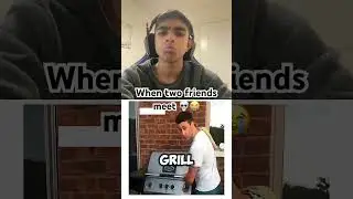 When two friend meet💀😭 #songlyrics