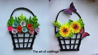 Diy wall decor paper crafting ideas | how to make home decor 