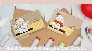 Small Note Card and Gift Card Holder