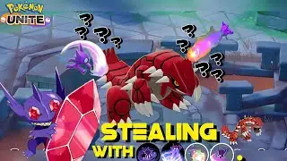 Stole Groudon with 4 moves of Sableye | Pok&egrave;mon UNITE | 