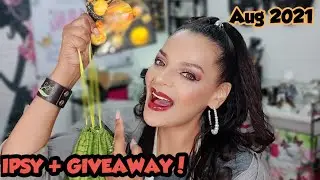 IPSY GLAM BAG & GLAM BAG PLUS | AUGUST 2021 | UNBOXING, TRY-ON | GIVEAWAY | BEAUTY & BEYOND