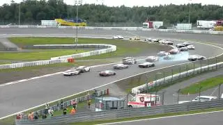 FIA GT1  WM N&uuml;rburgring Start mit Crash vom 29.08.2010