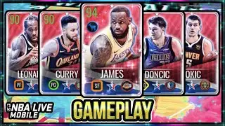 ПОЛНАЯ ВСЕЗВЕЗДНАЯ КОМАНДА ЛЕБРОН ЗАПАДНЫЕ МАСТЕРЫ ГЕЙМПЛЕЙ | NBA LIVE Mobile 21 S4 All-Star Lineup