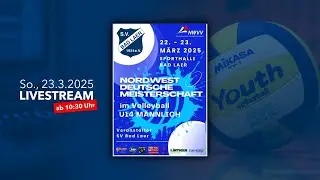 Volleyball: Nordwest Deutsche Meisterschaft - U14 (männlich) - Live aus Bad Laer