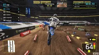 Monster Energy Supercross 25 - Yamaha YZ 450F - Gameplay (PC UHD) [4K60FPS]