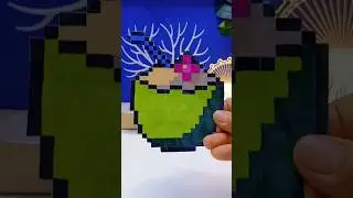 Coconut pixel art | play pixel art #shorts #pixelart #pixelartideas #pixelarttutorial #pixels