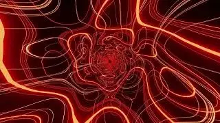 Beautiful Red Particle Stage 4K Background Video