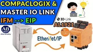 🔵✅COMMUNICATE COMPACTLOGIX & ​​MASTER IO LINK IFM (AL1921)