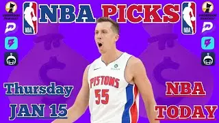 (3-1 Yesterday!) NBA Best Bets TODAY | Thursday January 15 2026 | Player Props | 6 FREE Plays
