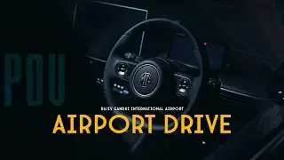 Night drive POV on EV | Hyderabad Airport | The DriveLens POV | MGWindsor EV