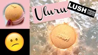 *LUSH* Kitchen Exclusive &ndash; &ldquo;Uluru&rdquo; Bath Bomb Demo & Review in Jetted Tub BUBBLES?? NOT MY FAVE 😕