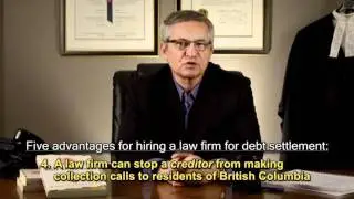 Advantages of Debt Settlement with a Law Firm