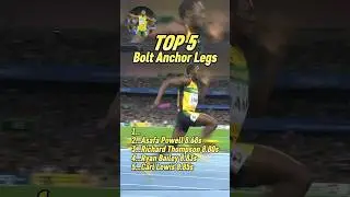 Top 5 Fastest Usain Bolt Anchor Legs Ever Caught on Camera!