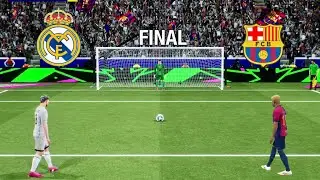 LAMINE VS MBAPPE | BARCELONA VS MADRID PENALTY SHOOTOUT | eFOOTBALL