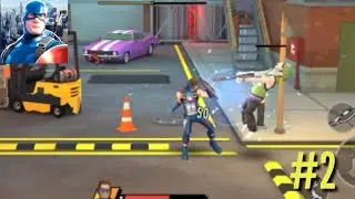 Captain hero: Super fighter-Gamplay walkthrough part 2  (iOS, Android)