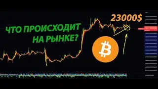 БИТКОИН 23000$!!! ЧТО ДАЛЬШЕ?? 👀