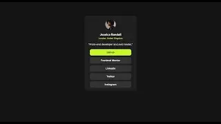 Social links profile - Frontend Mentor Challenges / HTML & CSS