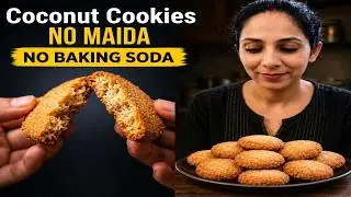 The ONLY Eggless Coconut Cookies Recipe You'll Ever Need