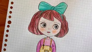 Drawing cute Blythe doll👸 2