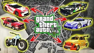GTA 5 Cunning Stunts DLC Cars & Bikes Hidden Locations 2025 (PS5, PS4, XBOX & PC)