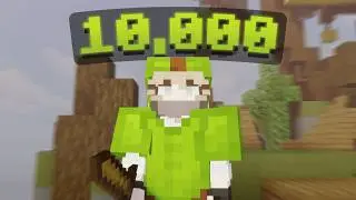 hitting 10,000 wins in bedwars...