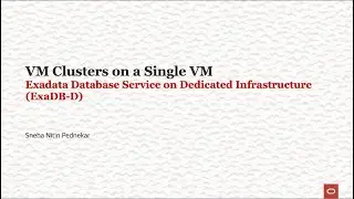 VM Clusters on a Single VMExadata Database Service on Dedicated Infrastructure (ExaDB-D)