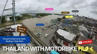 The port hostel surat thani rooftop view Point