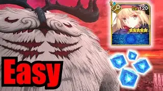[FGO] Absolute EASIEST way to beat Cernunnos (Castoria solo+4 revives)